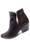 Western Cut Out Animal Hair Booties