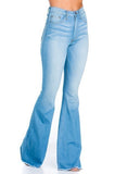 Logan Bell Bottom In Light Blue Inseam 30