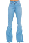 Bell Bottom Jean in Light Wash - Inseam 32