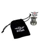 Gun Metal American Flag Gargoyle Bell w/ Carrier Bag  SAMPLE CLOSEOUT