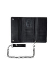 Biker Bifold Chain Wallet Credit Card Slots Jimmy Lee Leathers Club Vest