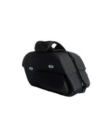 Black No-Stud Motorcycle Saddlebag a BEST SELLER back in stock Jimmy Lee Leathers Club Vest