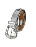 Premium Strap Biker Bling Rhinestones Crystal Design Belts