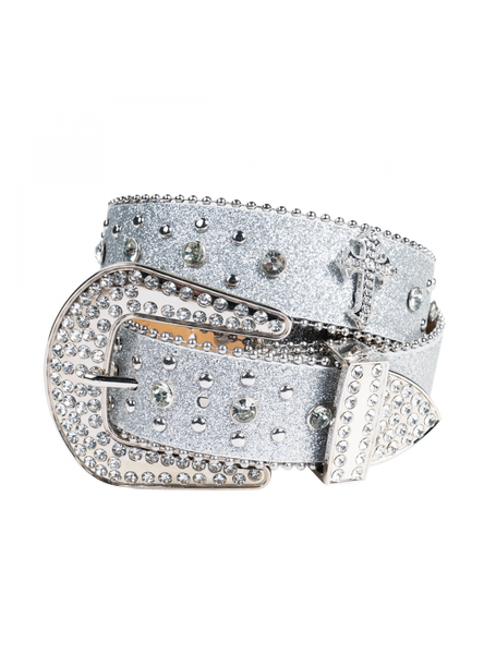 Premium Straps Men Women Western Fashion Bling Rhinestones Crystal Diamond Belt