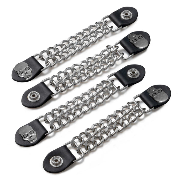 4-Piece Vest Extender Set Skulls