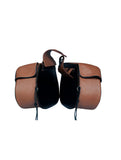 Genuine Premium Naked Brown Leather Concealed Carry Motorcycle Saddlebag Jimmy Lee Leathers Club Vest