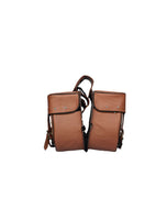 Genuine Premium Naked Brown Leather Concealed Carry Motorcycle Saddlebag Jimmy Lee Leathers Club Vest