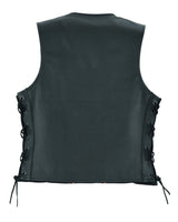 HER MILES SINGLE PANEL CONCEALMENT VEST Jimmy Lee Leathers Club Vest