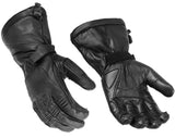 HIGH PERFORMANCE DEER SKIN INSULATED GAUNTLET CRUISER GLOVE Jimmy Lee Leathers Club Vest