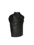 Kids Motorcycle Club Vest Premium Cowhide Leather 2xs and S  SAMPLE CLOSEOUT