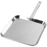 Chef's Secret T304 High-Quality Stainless-Steel 11-Inch Square Griddle