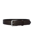 Brown Leather Biker Belt