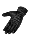 Warm Thermo Touch Screen Classic Short Gauntlet Leather Motorcycle gloves Jimmy Lee Leathers Club Vest