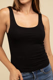 Double Layer Round Neck Tank Top