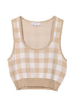 SL Gingham pattern other top