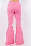 Bell Bottom Jean in Pink Made In: USA