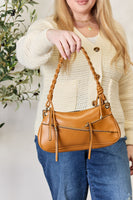 SHOMICO Braided Strap Shoulder Bag