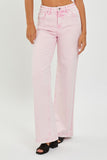 RISEN Full Size High Rise Tummy Control Wide Leg Jeans