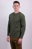 Long Sleeves Henley T-shirt