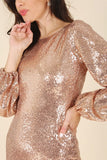 Sequin mini dress