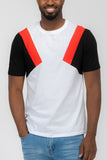 Color Block Short Sleeve Tshirt