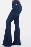 Bell Bottom Jean in Dark Denim