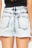 Kancan Full Size Distressed High Waist Denim Shorts