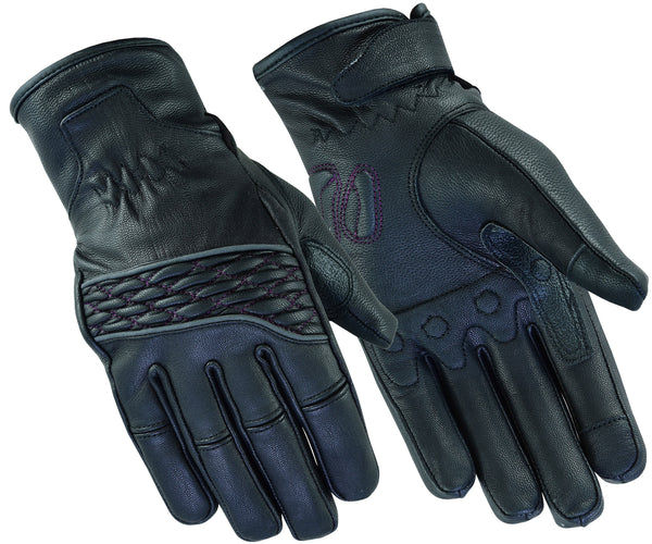 WOMEN’S CRUISER GLOVE (BLACK / PURPLE)