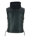 ROAD EDGE HOODED MOTORCYCLE VEST