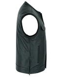 UPGRADED STYLE GUN POCKETS, HIDDEN #10" BLACK METAL ZIPPER, SIDE ZIPPERS